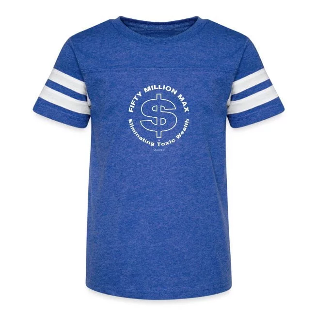 Fifty Million Max™ Circle Logo - Kid's Football Tee USA Store